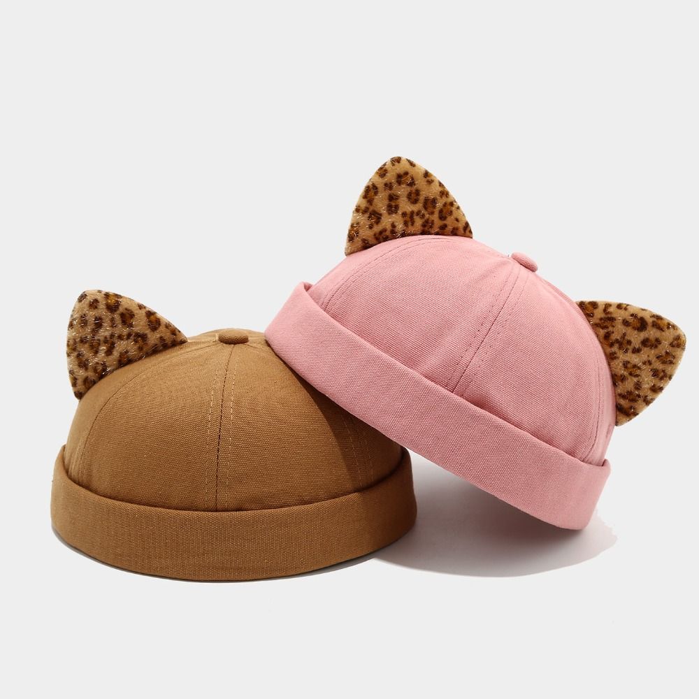 Sweet Cat Ears Brimless Hat Cute Beanie Hat Fashion Sunshade Cap Travel