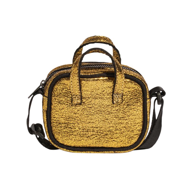 Adidas Originaluri Poliester Geantă Portabilă Crossbody Geantă de Umăr Mini Unisex Auriu Adidas HB0011