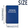 Paper A5 Planner Log Notebook English Interior Fitness Plan Book Fitness Logbook  Office Supplies