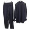 Unbenutzt neu jetzt Hergestellt in Japan Wolle Langarmshirt Set L/M Marineblau Herren Gebraucht