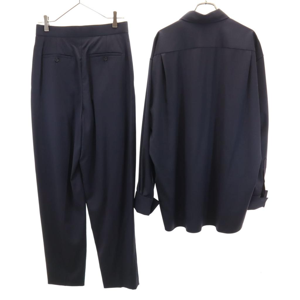 Unbenutzt neu jetzt Hergestellt in Japan Wolle Langarmshirt Set L/M Marineblau Herren Gebraucht