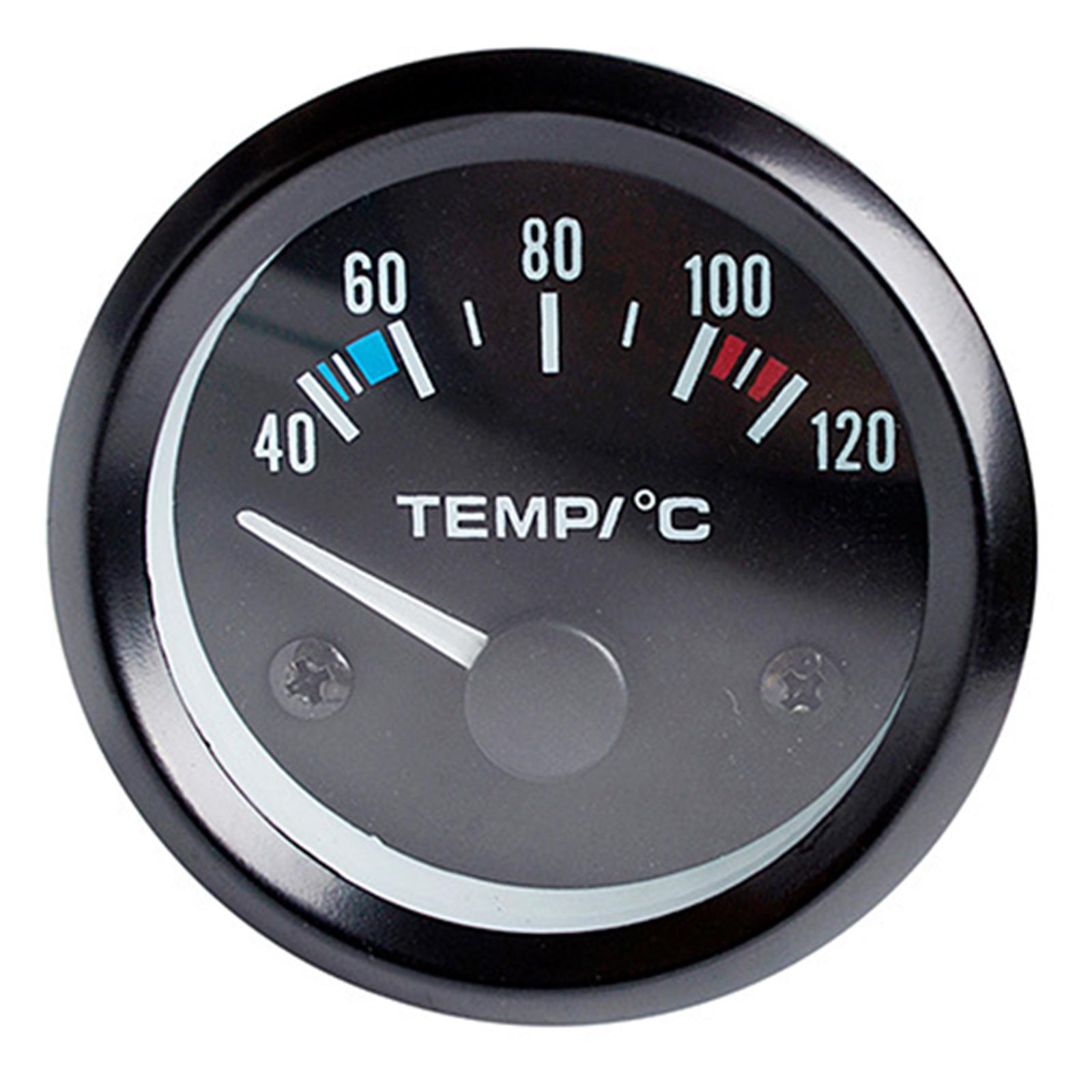 

Premium 52mm Automotive Water Temp Gauge Metal Durable Tester for Auto Truck and Car Cylinder Engine Diagnosis чёрный