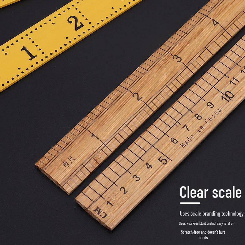 Bamboo 30cm Ruler for Sewing and Tailoring