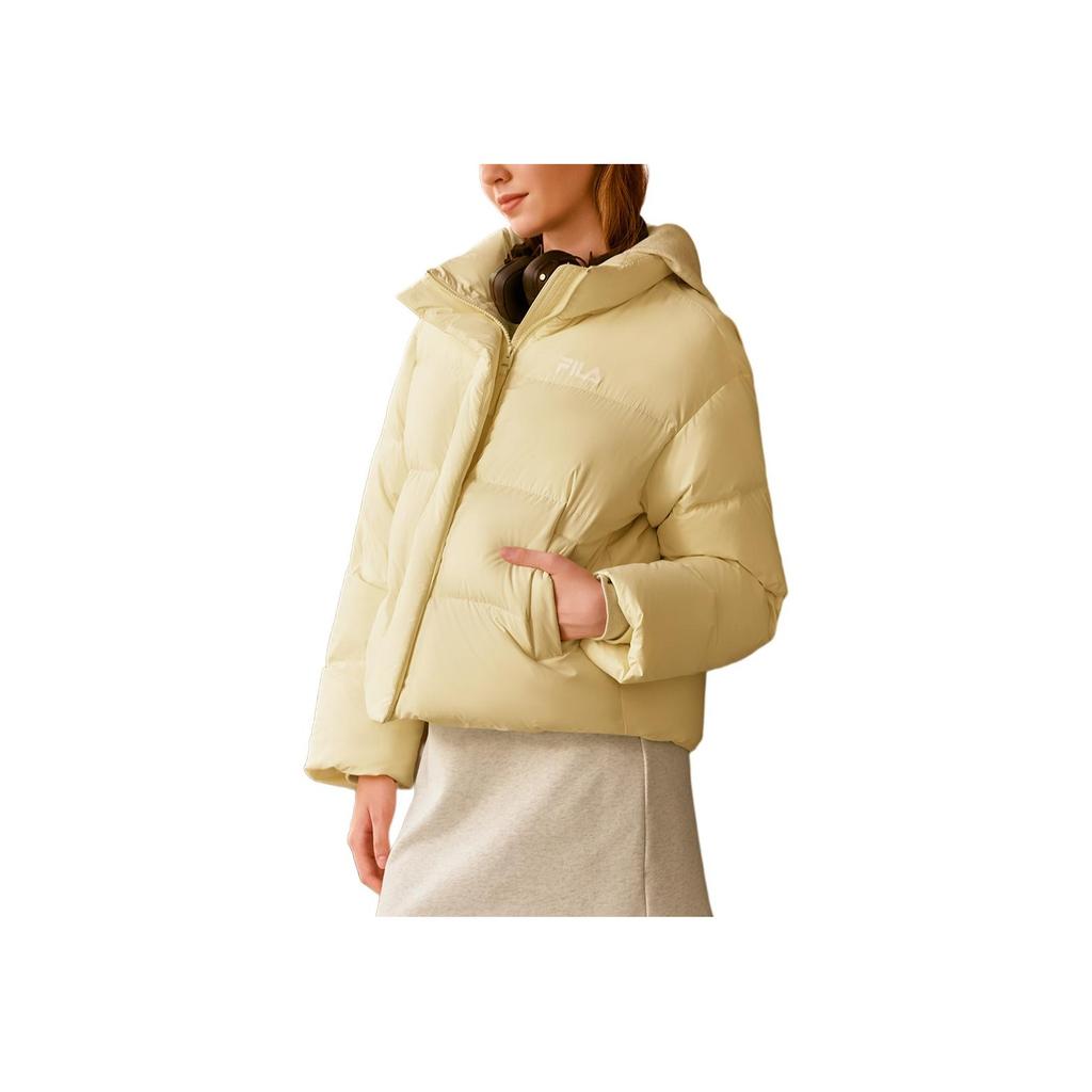 New FILA Lifestyle Down Jacket Women's Light Dark Yellow F51W449904FYE