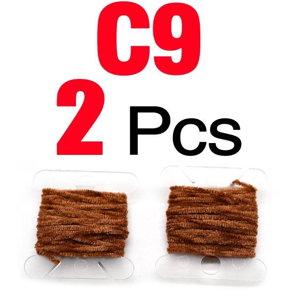 MNFT 2 Cards Woolly Bugger Tinsel Chenille - Hareline Fly Tying Material