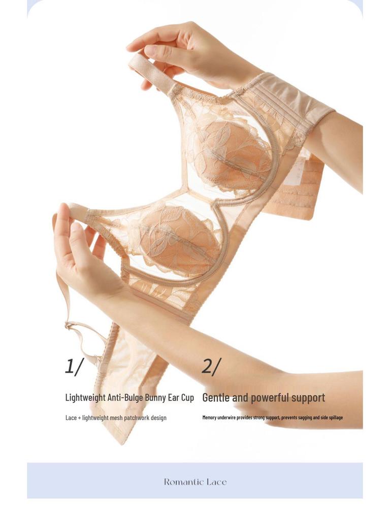 Ultra-dunne kanten minimizer bh - Zachte beugel, Vormgevende ondersteuning