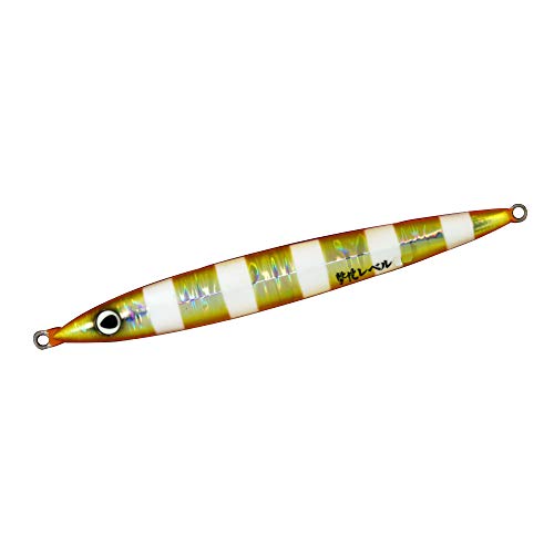 

Owner Metal Jigs GJS-85 No. 31986 Flame Gold Zebra Strike, 3.0 oz (85 g), #38