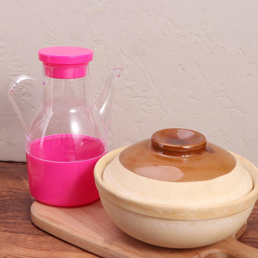 with Handle Oil Dispenser Plastic Condiment Container Household Vinegar Bottle Soy Sauce
