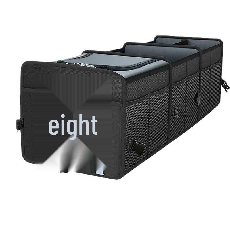 

Large Capacity Foldable Car Trunk Organizer with Insulated Bag
