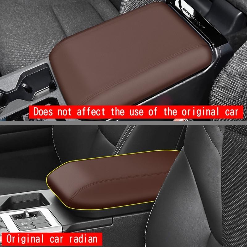 For Toyota Land Cruiser 250 Prado LC250 2024 2025 ABS Leather Center Console Armrest Box Cover Pad Anti-Scratch  Accessories