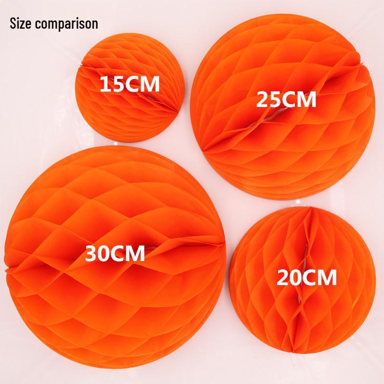 Honeycomb Paper Ball Garland: Perfect for Birthdays, Weddings, Room Decor, and Events