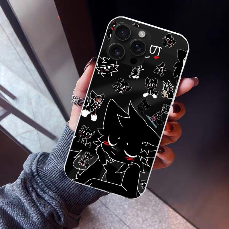 Boykisser Cat Phone Case For iPhone 17 Air 16 15 Pro Max 14 Plus 13 Mini 12 11 Cover 7 8 SE Silicone Shell Print Fundas 17 Air 1