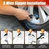 Car TPMS With USB Charging Solar Powered Display With 4 External Tire Sensor For Auto Tyre Security Device