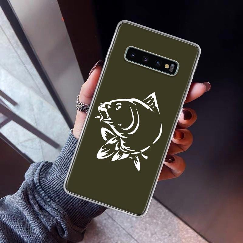 

Nash Fishing Logo Phone Case For Samsung Galaxy S26 S25 Edge S24 S23 Ultra S22 Plus S21 S20 FE Soft TPU Back Cover Funda Galaxy Samsung S25