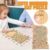Puzzle Carino Cento Gatti Legno Buon Regalo Famiglia e Amici