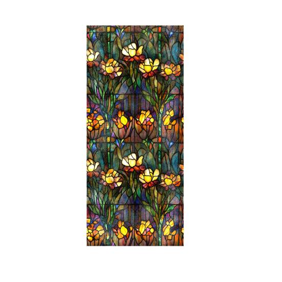 

Пленка для конфиденциальности окон Статические витражные наклейки Съемная ПВХ декоративная оконная пленка для дома, кухни, гостиной, спальни F