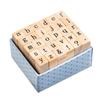 30Pcs Wood Craft Stamp Vintage Scrapbooking Stamp Wood Letter Stamper for Card Making Scrapbooking Journal Planner Albu