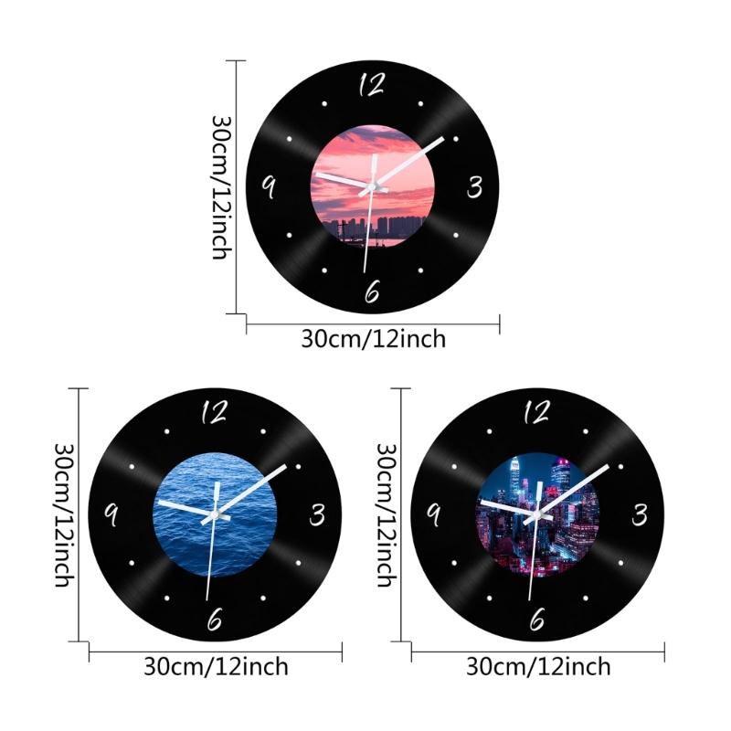 Wall Decors Vintage Silents Clock Aesthetic Perfect For Living Room Bedroom Coffee Shop