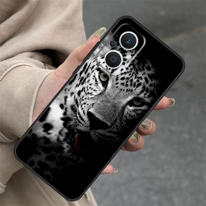Cheetah Panther Snow Cheetah Case For OPPO Reno 14 10 11 12 13 Pro 11F 12F 13F 14F 7 8 Lite OPPO Find X9 X8 X5 Pro Cover