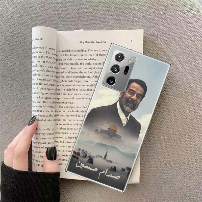 Etui Fashion Saddam Hussein Iraq Arabic Phone Case For Samsung Galaxy S25 Edge S24 S23 FE S22 S26 Ultra S21 S20 S10 Plus Capa