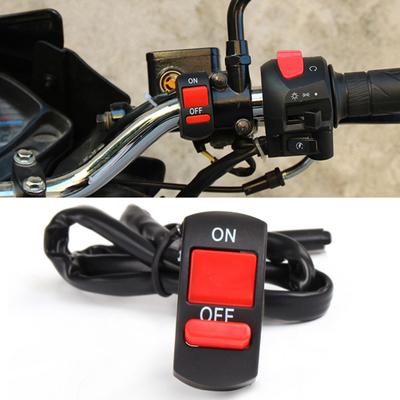 DC12V/10A Univerzální motocyklový světlomet Spínač plamene na řídítkách ON OFF Tlačítko