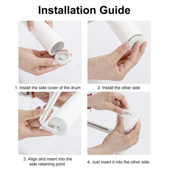Hair Sticker with Retractable Handle Adhesive Rollers Lightweight Fluff Rolls Sticky Rollers Sofa Bed Lint Roller