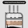 Kitchen Corner Storage Rack No-Drill Countertop Organizer Modern Minimalist Carbon Steel