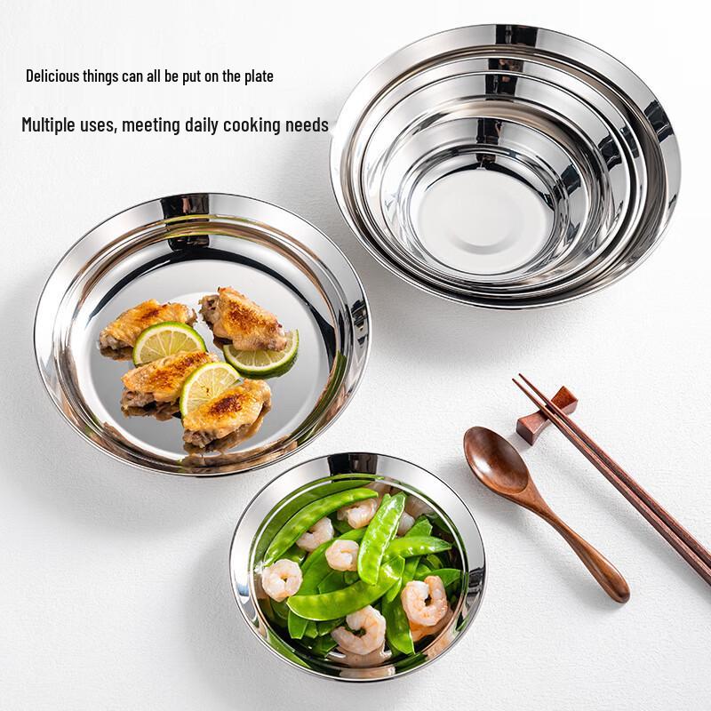 CCKO 316 Stainless Steel Deep Commercial Serving Plate