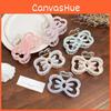 Colorful 8.9cm Acrylic Hair Claw Clip With Charming Bowknot For Trendy Hairstyles