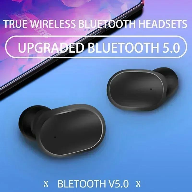 Wireless Stereo Earphones Wireless Earbuds BT 5.0 Headphones with Touch Control IPX4 Waterproof Sports Headphones for Sports