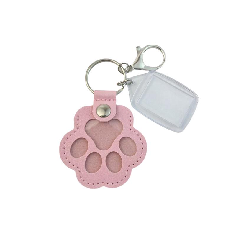 

Шкіряний Брелок-Пам ятка з Хутра Домашньої Тварини: Милий Брелок-Підвіска Кіт і Собака для Волосся