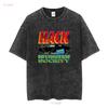 INFORMATION SOCIETY HACK NEW WHITE T SHIRT long or short sleeves vintage Washed Comfortable graphic Top For Everyday Wear Soft