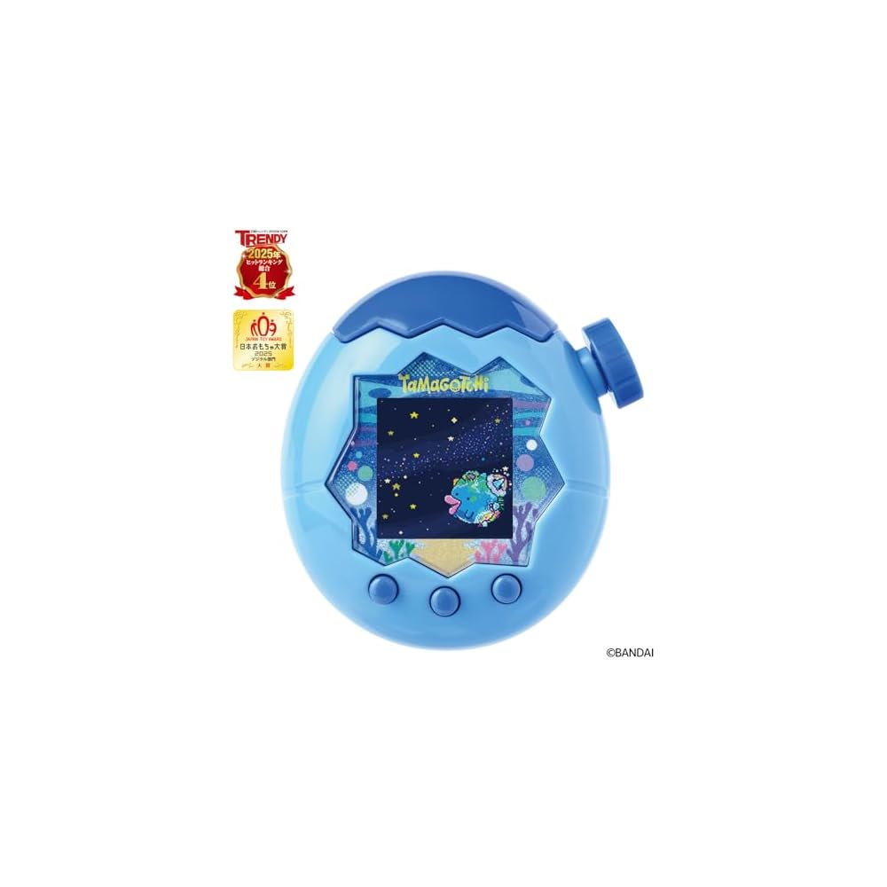 BANDAI Tamagotchi Paradise Blue Water Digital Toy for Ages 6 and Up