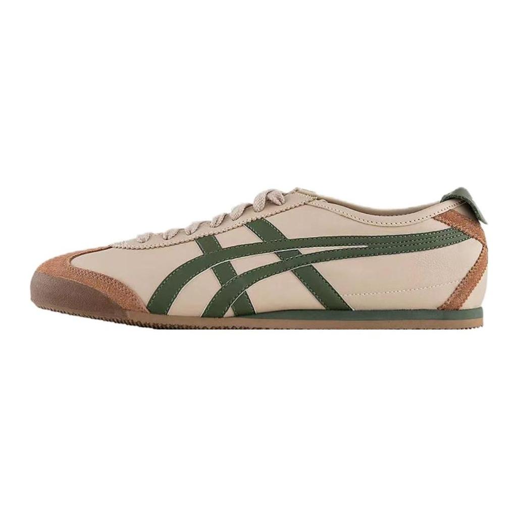 ONITSUKA TIGER נעלי קז'ואל נוחות רב-תכליתיות קלות משקל בולמות זעזועים עמידות גפה נמוכה מעור סינתטי Mexico 66 נעלי סניקרס לילדים 1184A049-250