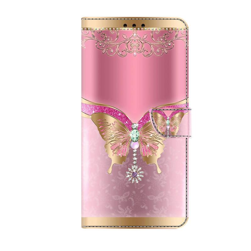 A55 A35 A25 A15 Phone Case for Samsung Galaxy A16 A14 A13 A12 Luxury Painted Wallet PU Leather Cover Bracket Flip Phone Cases