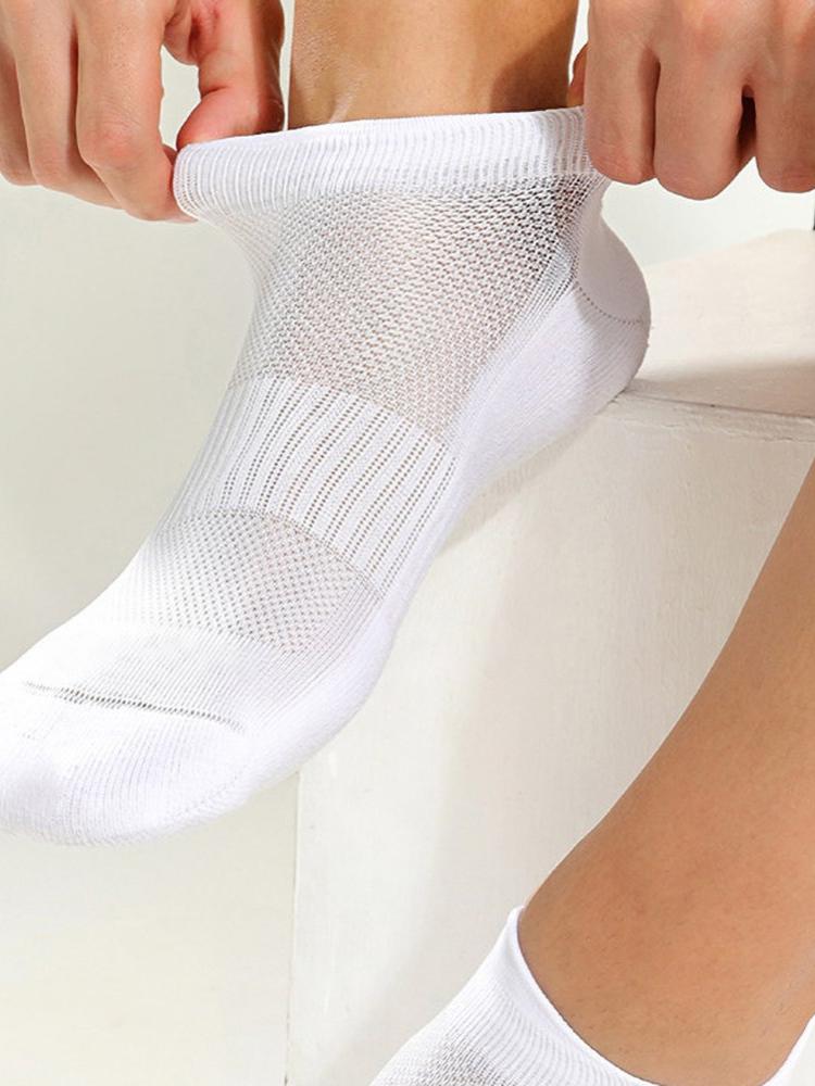 Chaussettes de sport antitranspiration pour homme Pour course à pied, basketball, football
