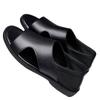 Fashion Summer 2025 Men's Sandals Thick Rubber Sole Beach Shoes Middle-Aged Dad Casual Comfortable PVC Upper Adult Leisure Footwear