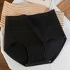 High Waist Antibacterial Breathable Solid Color Cotton Crotch Women Underwear