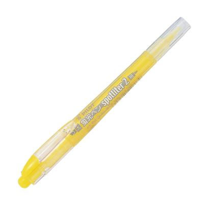 Spotlighter 2 Highlighter Fine and Bold SGFR1SSL10Y Pens, Tips, Yellow, 10-Piece Set,