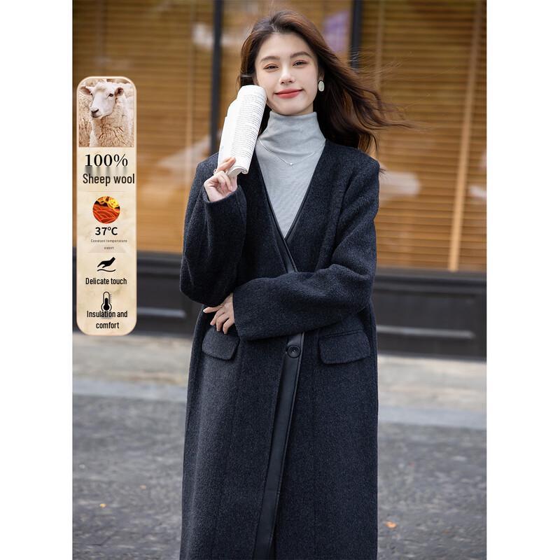 Mocana Women's Double-Sided Wool Coat