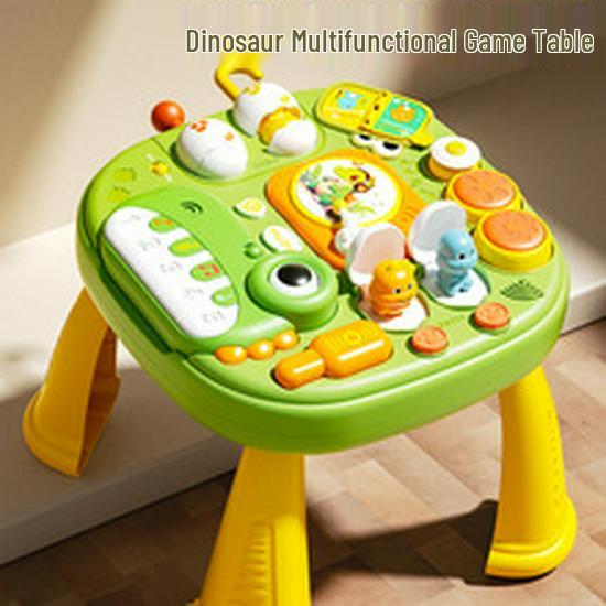 Multifunctional Educational Kids' Game Table with Sound, Lights & Music - Enhances Early Learning & Cognitive Development, Perfect Brain-Teasing Gift