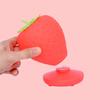 Lampada da comodino a LED creativa ricaricabile senza sfarfallio con luce notturna a fragola, decorazione da tavolo