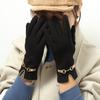 Warm Fleece Lined Womens Winter Gloves with Sensitive Touch Screen Texting Fingers and Windproof