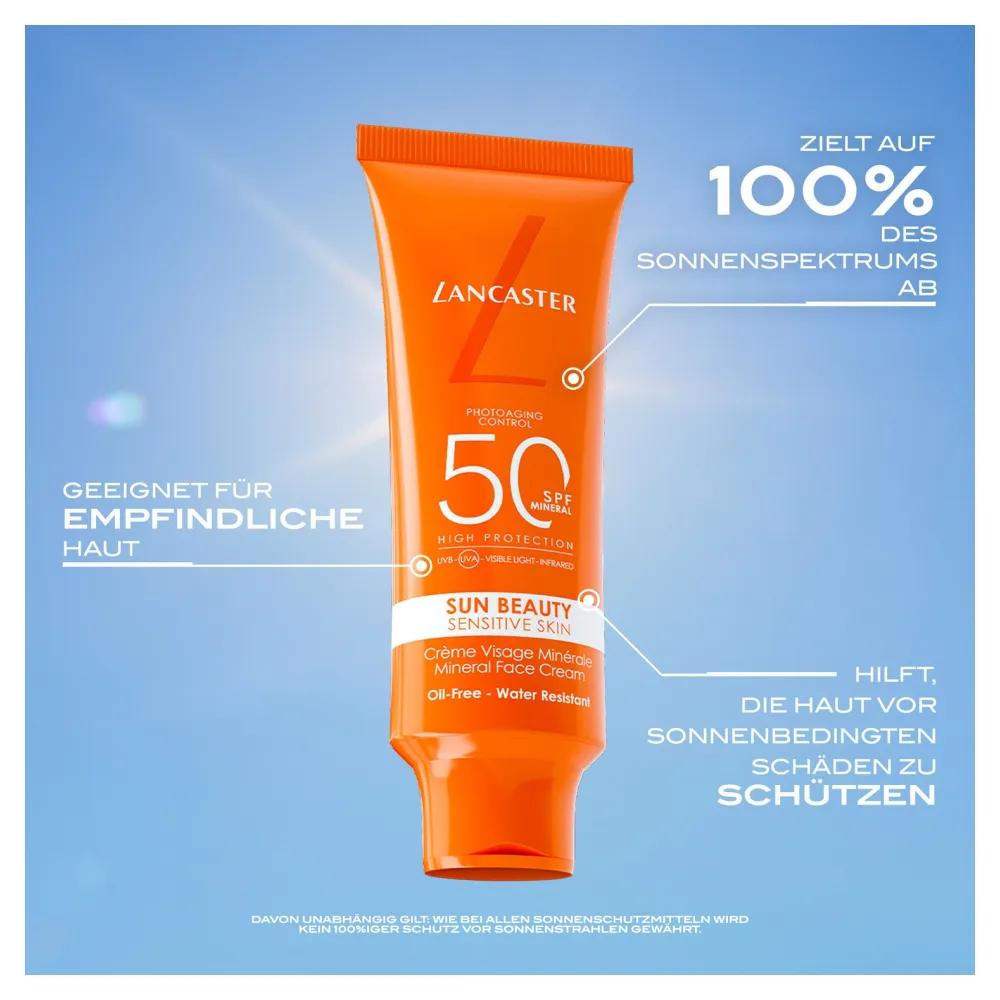 Lancaster Sun Beauty Face Sun Cream Mineral SPF50, 50ml