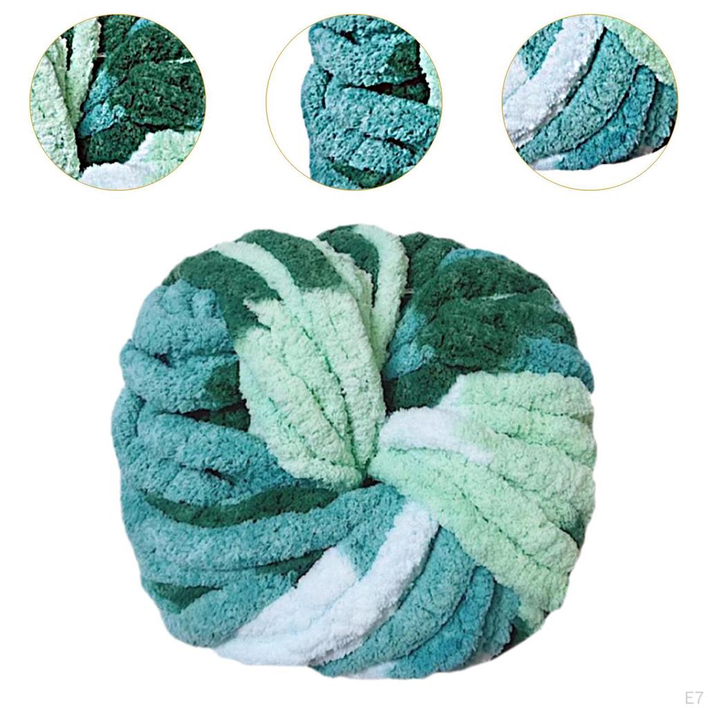 Grobes Wollgarn, voluminöses Strickhäkeln für Mützen, Matten, Pullover