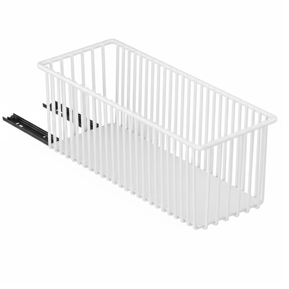 Carbon Steel Sliding Drawer Rack Pull Out Under Sink Storage Drawer  Under The Sink белый