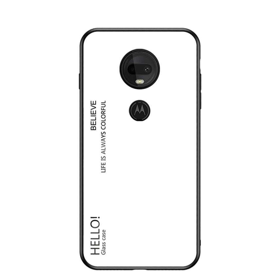 Custodia in Vetro Temperato Sfumata alla Moda Per Motorola Edge 30 Ultra 40 Neo 50 Pro 60 Fusion Moto G05 G15 G24 G85 G04 E14 G35 5G Cover Posteriore Colorata per Telefono