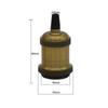 Pendant Lights Vintage Aluminum Edison Bulb Base Retro Industrial Pendant Fittings Lampholders Light Socket E27 Lamp Holder