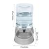 Automatic Cat Feeder & Water Dispenser Drink Bowl with Gravity Food Storage Container for Pets Cats Dogs Large Capacity