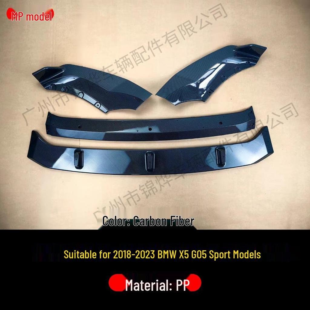 BMW G05 X5 (2018-2023) Black Warrior Front Lip & Rear Diffuser Body Kit